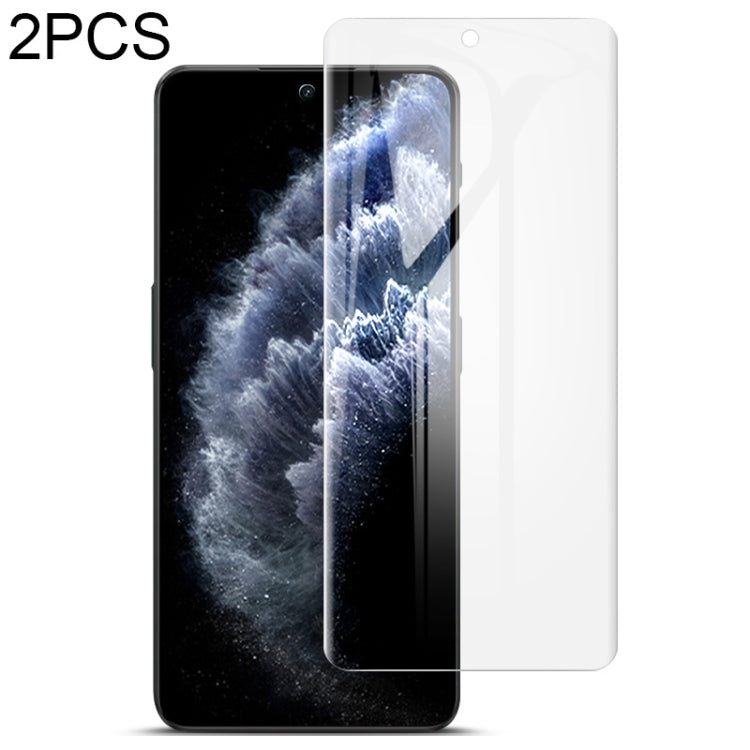 2pcs imak Curved Full Screen Hydrogel Film Front Protector, For Honor Magic5 5G, For Honor Magic5 Pro 5G, For vivo For OnePlus Ace 2V 5G
