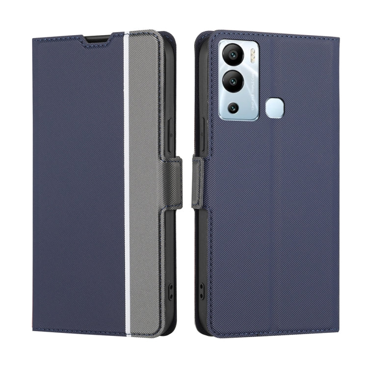 Twill Texture Side Buckle Leather Phone Case