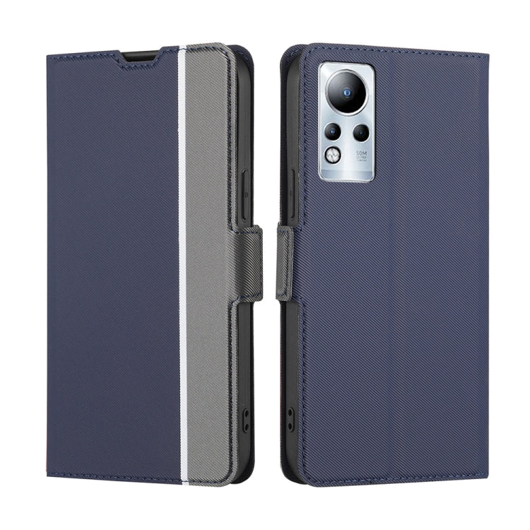 Twill Texture Side Buckle Leather Phone Case