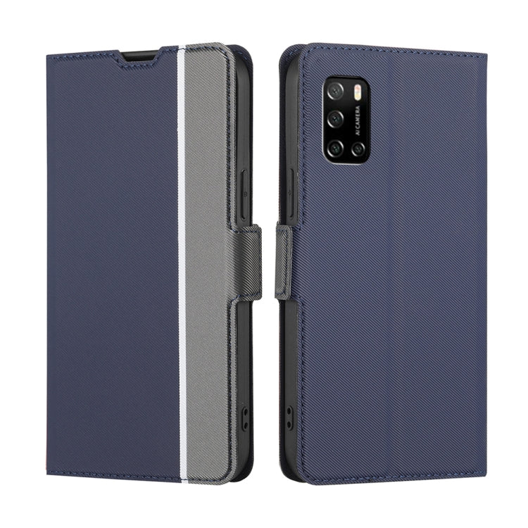 Twill Texture Side Buckle Leather Phone Case