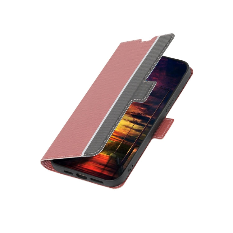 Twill Texture Side Buckle Leather Phone Case