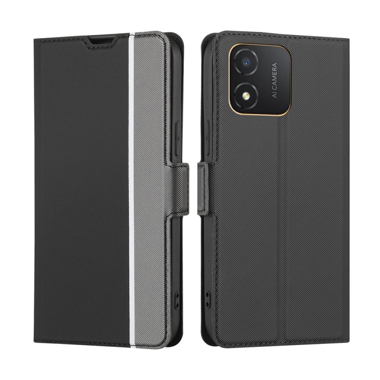 Twill Texture Side Buckle Leather Phone Case