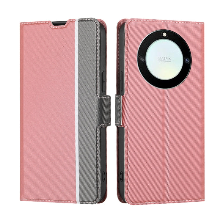 Twill Texture Side Buckle Leather Phone Case