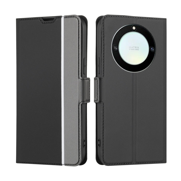 Twill Texture Side Buckle Leather Phone Case