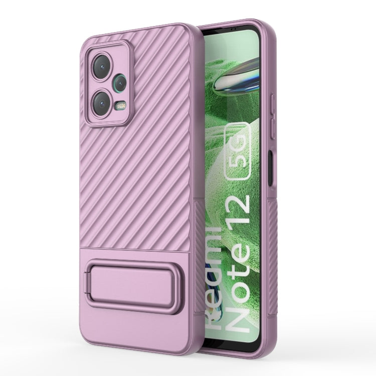 Wavy Texture TPU Phone Case with Lens Film, For Xiaomi Redmi Note 12 Pro 5G Global, For Xiaomi Redmi Note 12 5G Global, For OnePlus Ace 2 5G