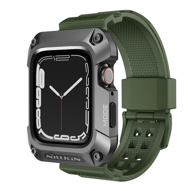 NILLKIN Ruidong Series Alloy + TPU Integrated Watch Band, For Apple Watch Series 8&7 45mm