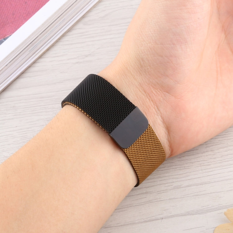 Milanese Gradient Stainless Steel Watchband, For Apple Watch Series 7 41mm / 6 & SE & 5 & 4 40mm / 3 & 2 & 1 38mm, For Apple Watch Ultra 49mm / Series 8&7 45mm / SE 2&6&SE&5&4 44mm / 3&2&1 42mm