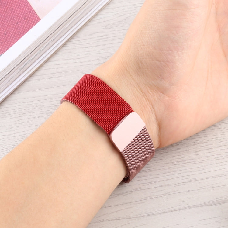 Milanese Gradient Stainless Steel Watchband, For Apple Watch Series 7 41mm / 6 & SE & 5 & 4 40mm / 3 & 2 & 1 38mm, For Apple Watch Ultra 49mm / Series 8&7 45mm / SE 2&6&SE&5&4 44mm / 3&2&1 42mm