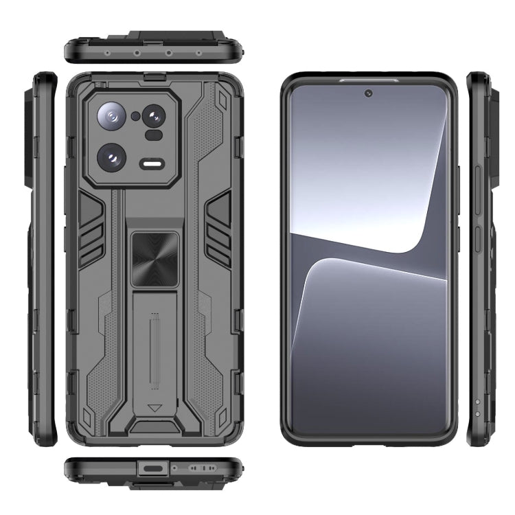 Supersonic PC + TPU Shock-proof Protective Phone Case with Holder, For Xiaomi 13 Pro 5G