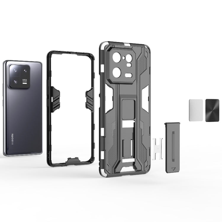 Supersonic PC + TPU Shock-proof Protective Phone Case with Holder, For Xiaomi 13 Pro 5G