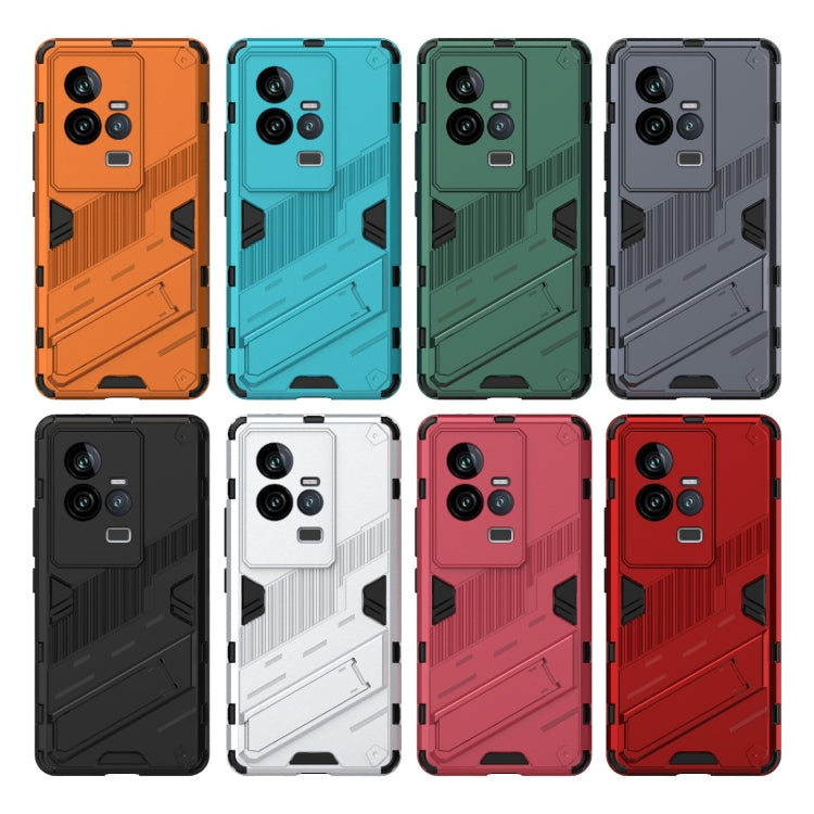 Punk Armor 2 in 1 PC + TPU Shockproof Phone Case with Invisible Holder, For vivo iQOO 11 5G, For vivo iQOO 11 Pro 5G, For vivo S16e 5G