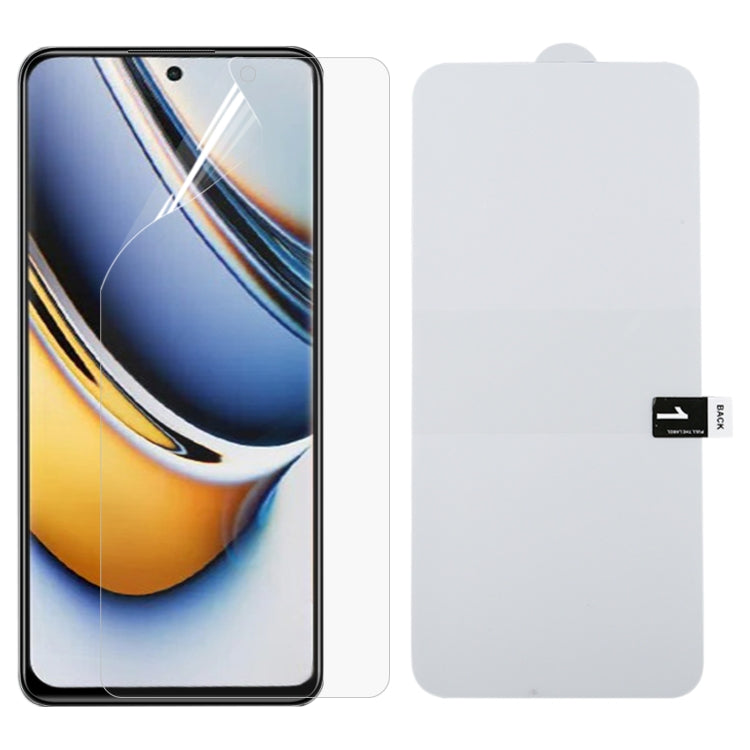 Full Screen Protector Explosion-proof Hydrogel Film, For Realme 12 / C75, For Realme 13 Pro+ / 12 Pro / 12 Pro +, For Realme GT5 Pro, For Realme 11 4G, For Realme GT5 / GT5 240W, For Realme Narzo 60 Pro, For Realme Narzo 60, For Realme 11 Pro+ (1 PC)
