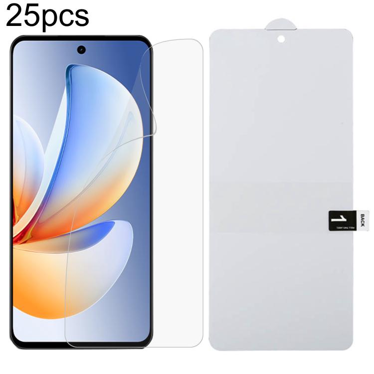 25pcs Full Screen Protector Explosion-proof Hydrogel Film