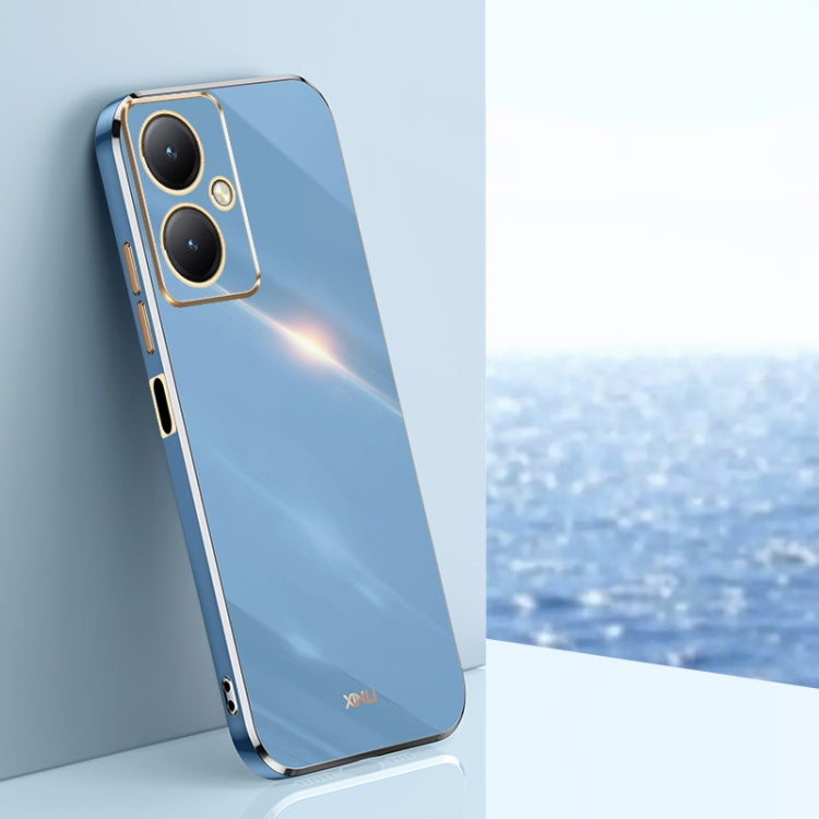 XINLI Straight Edge 6D Electroplate TPU Phone Case