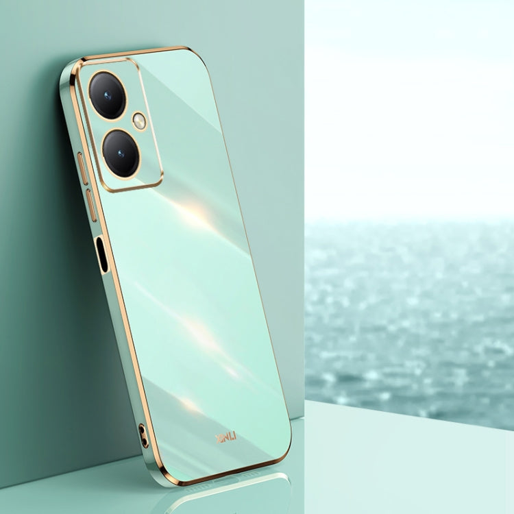 XINLI Straight Edge 6D Electroplate TPU Phone Case