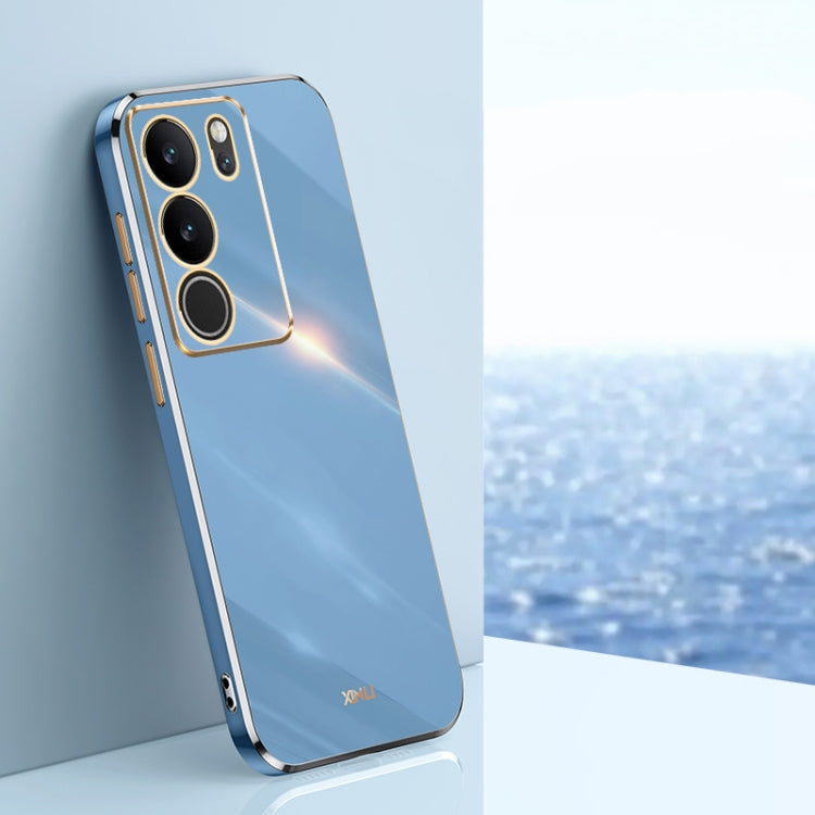 XINLI Straight Edge 6D Electroplate TPU Phone Case