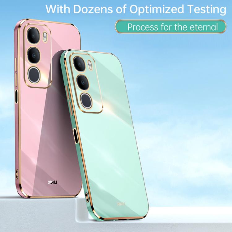 XINLI Straight Edge 6D Electroplate TPU Phone Case