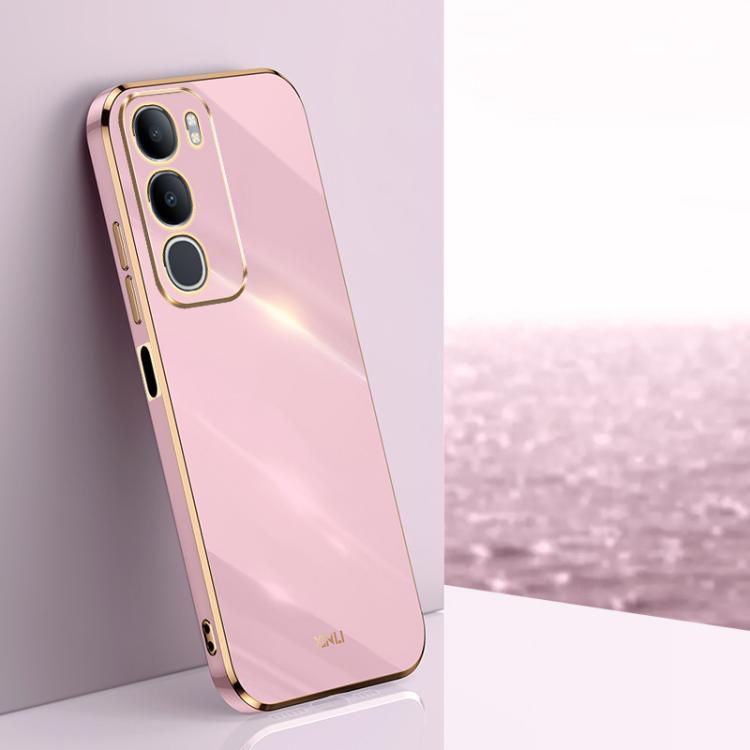 XINLI Straight Edge 6D Electroplate TPU Phone Case