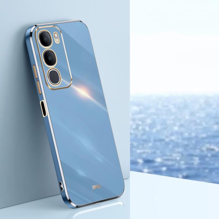 XINLI Straight Edge 6D Electroplate TPU Phone Case