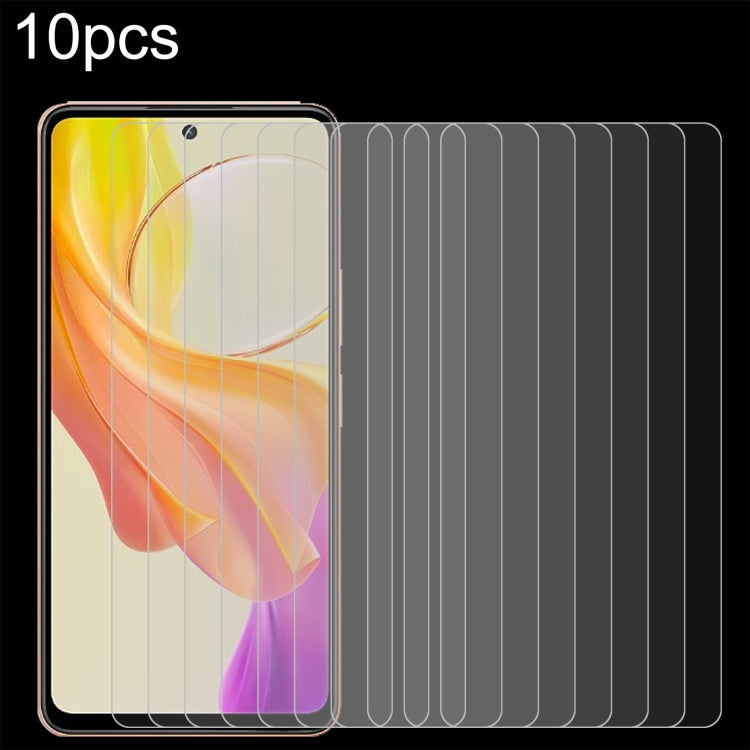 10pcs 0.26mm 9H 2.5D Tempered Glass Film, For vivo Y200 India, For vivo iQOO Z9 Turbo Endurance, For vivo X200 Pro mini, For vivo Y300+, For vivo V40e, For vivo iQOO Z9 Turbo, For vivo T2 Pro, For vivo iQOO Neo8 Pro, For vivo iQOO Neo8, For vivo Y78