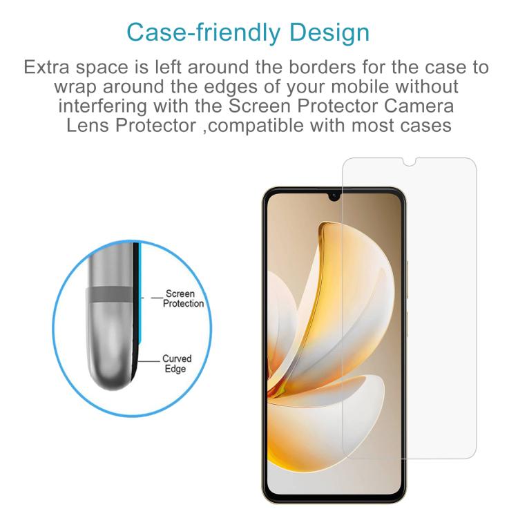 10pcs 0.26mm 9H 2.5D Tempered Glass Film