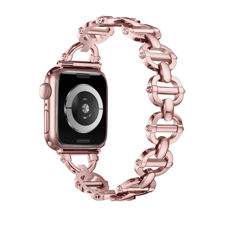 Ladder Buckle Metal Watch Band, For Apple Watch Ultra 49mm, For Apple Watch 8 41mm, For Apple Watch 8 45mm, For Apple Watch SE 2022 40mm