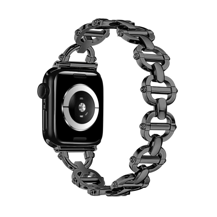Ladder Buckle Metal Watch Band, For Apple Watch Ultra 49mm, For Apple Watch 8 41mm, For Apple Watch 8 45mm, For Apple Watch SE 2022 40mm