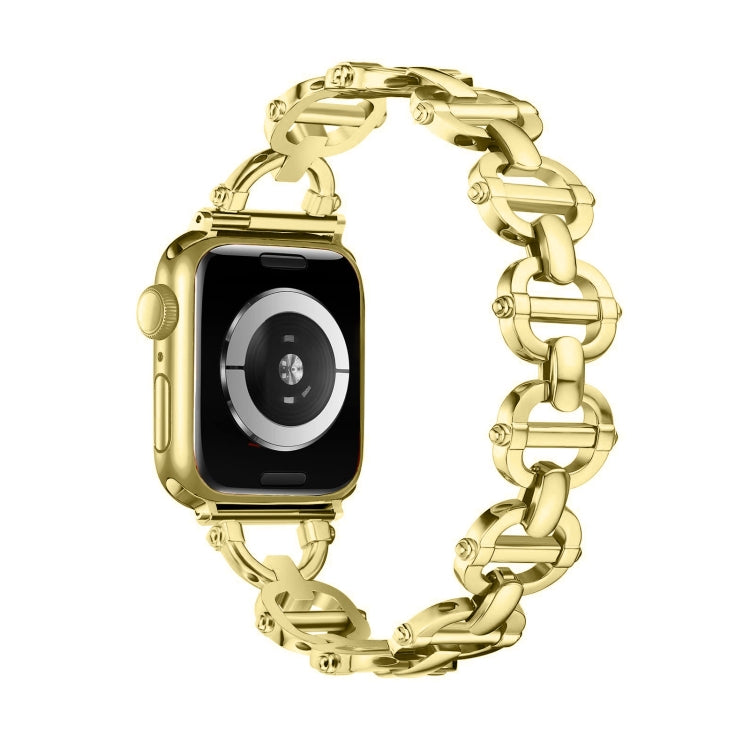 Ladder Buckle Metal Watch Band, For Apple Watch Ultra 49mm, For Apple Watch 8 41mm, For Apple Watch 8 45mm, For Apple Watch SE 2022 40mm