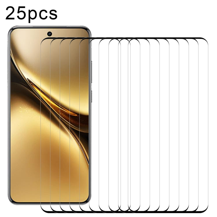 25pcs 3D Curved Edge Full Screen Tempered Glass Film, For vivo Y300 Pro+, For vivo X200 Ultra, For vivo S20 Pro, For vivo Y300, For vivo X200, For vivo X200 Pro, For vivo V30 Lite ME / V30 SE, For vivo S17 Pro, For vivo S17, For vivo S17e
