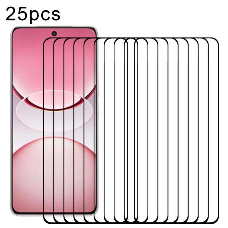 25pcs 3D Curved Edge Full Screen Tempered Glass Film, For vivo Y300 Pro+, For vivo X200 Ultra, For vivo S20 Pro, For vivo Y300, For vivo X200, For vivo X200 Pro, For vivo V30 Lite ME / V30 SE, For vivo S17 Pro, For vivo S17, For vivo S17e