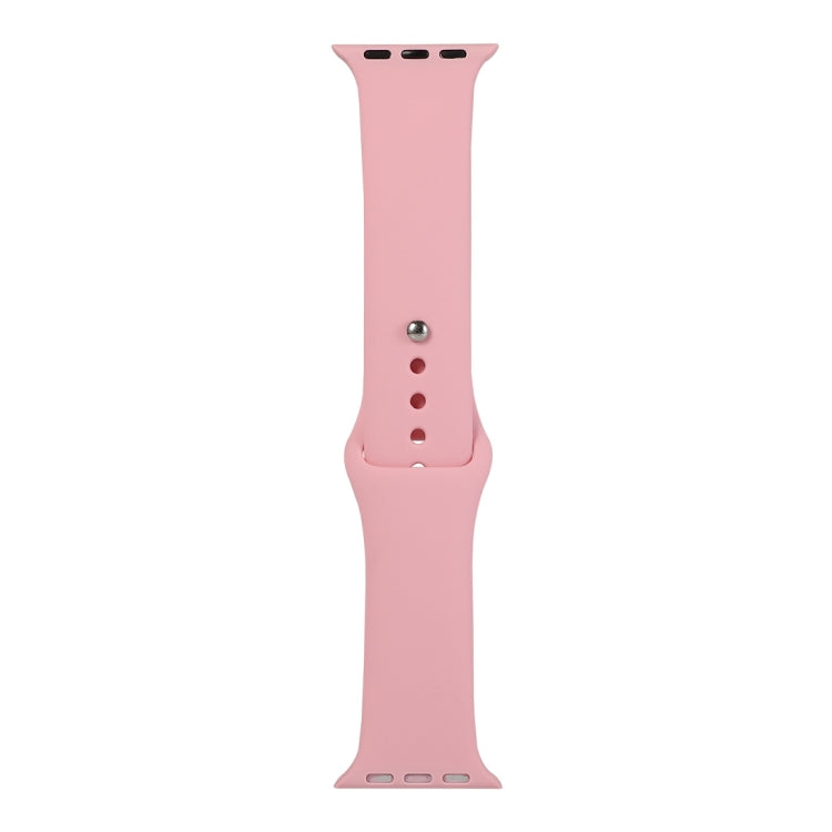 Silicone Watch Replacement Strap, Short Section (female), For Apple Watch Series 8&7 41mm / SE 2&6&SE&5&4 40mm / 3&2&1 38mm