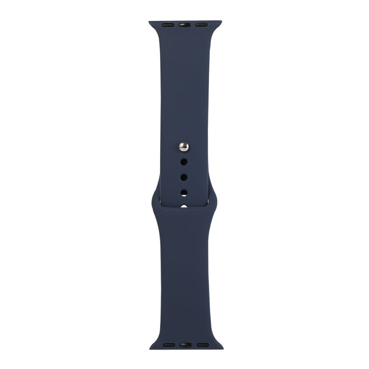 Silicone Watch Replacement Strap, Short Section (female), For Apple Watch Series 8&7 41mm / SE 2&6&SE&5&4 40mm / 3&2&1 38mm