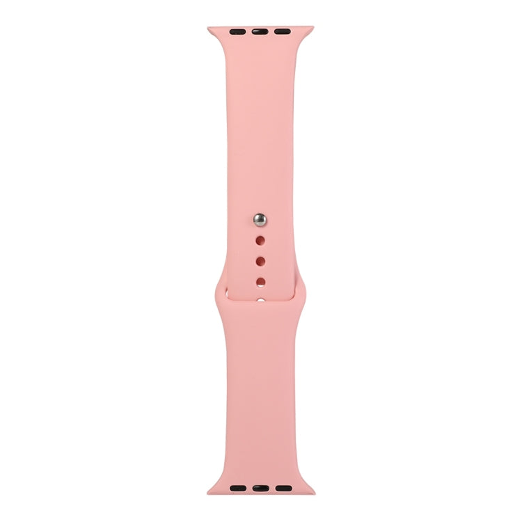 Silicone Watch Replacement Strap, Short Section (female), For Apple Watch Series 8&7 41mm / SE 2&6&SE&5&4 40mm / 3&2&1 38mm