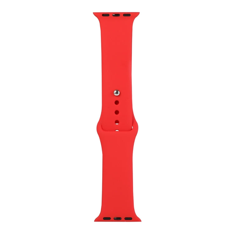 Silicone Watch Replacement Strap, Short Section (female), For Apple Watch Series 8&7 41mm / SE 2&6&SE&5&4 40mm / 3&2&1 38mm