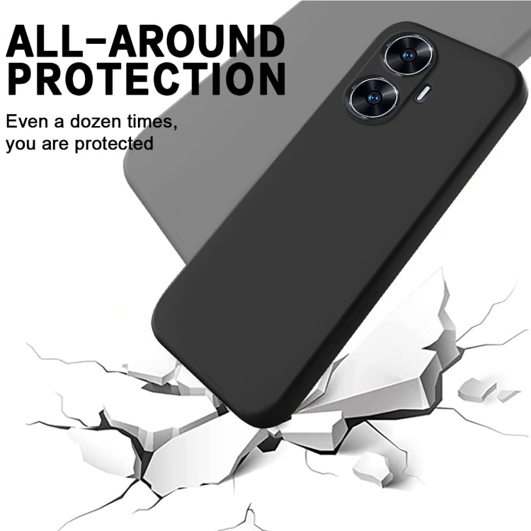 Solid Color Liquid Silicone Dropproof Full Coverage Phone Case