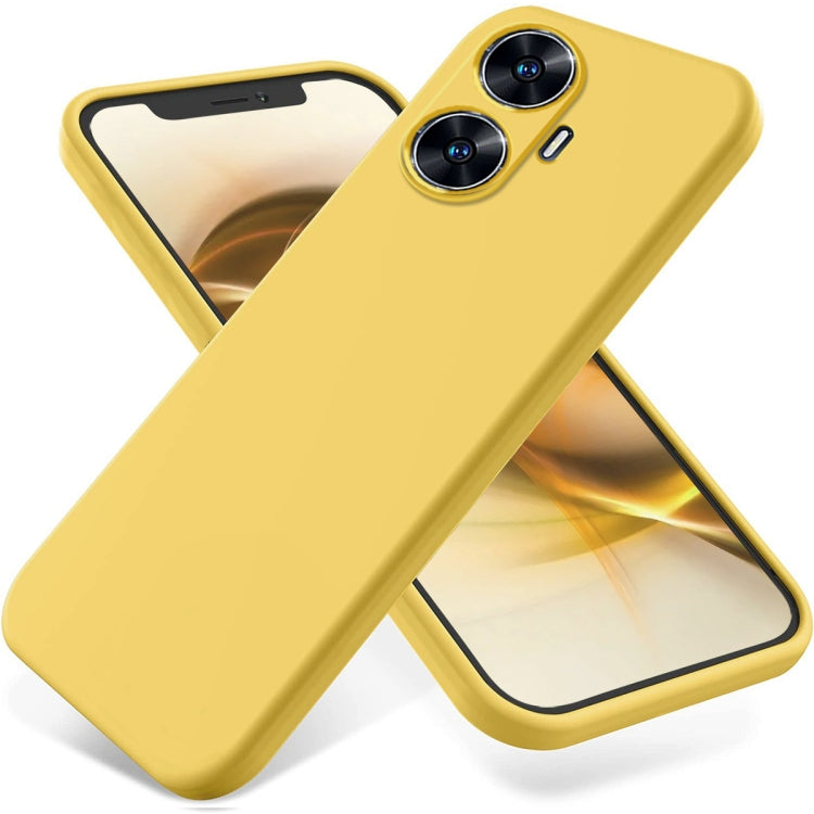 Solid Color Liquid Silicone Dropproof Full Coverage Phone Case