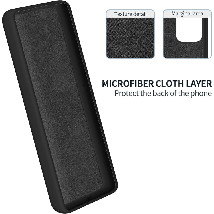 Solid Color Liquid Silicone Dropproof Full Coverage Phone Case