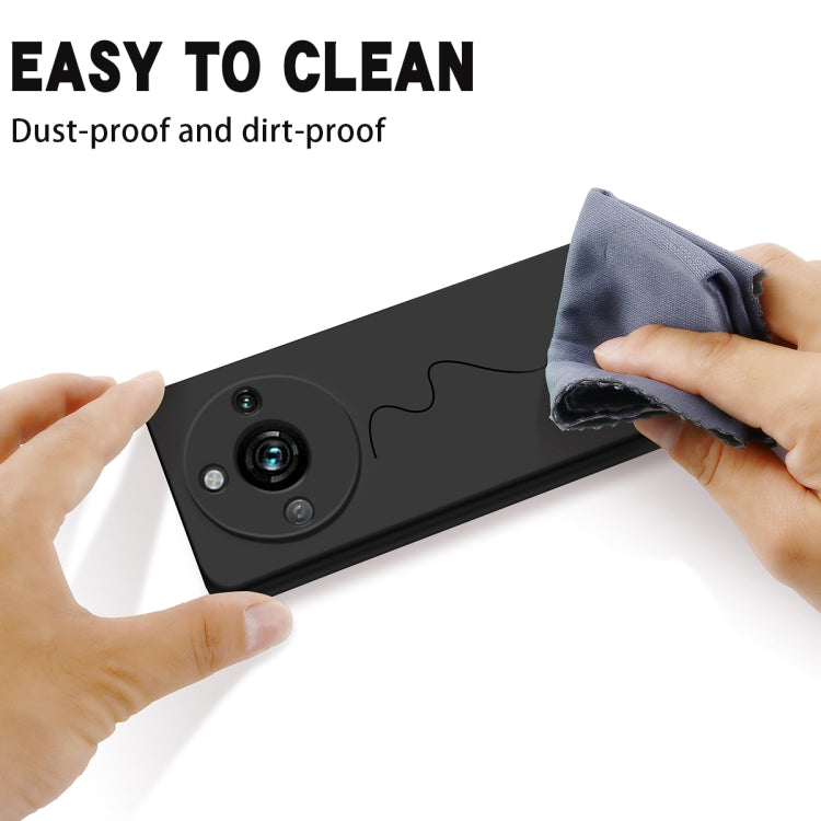 Solid Color Liquid Silicone Dropproof Full Coverage Phone Case