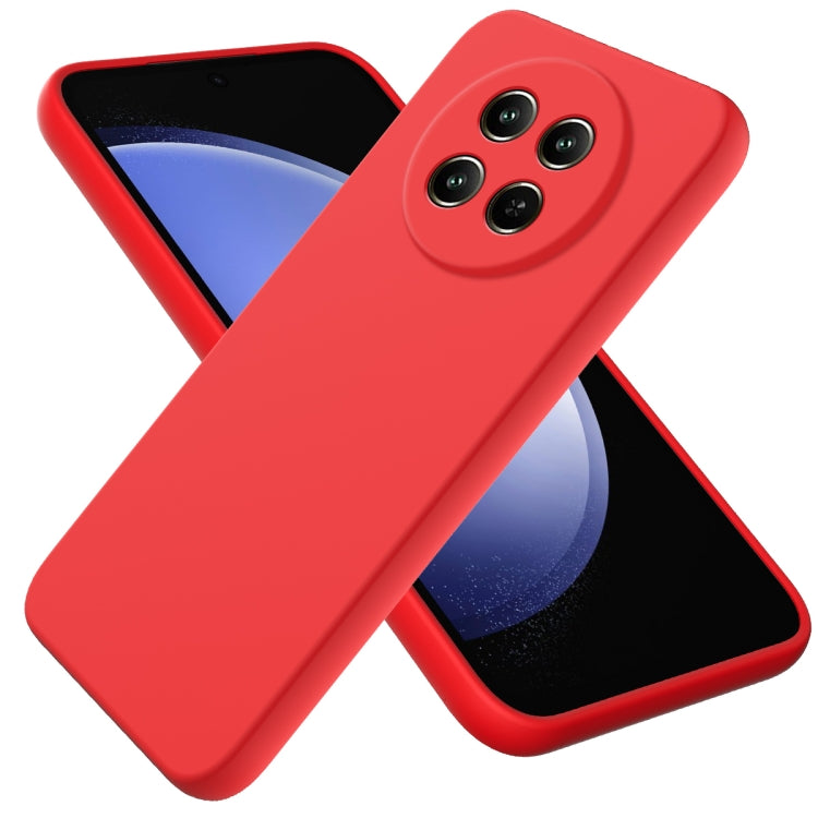 Solid Color Liquid Silicone Dropproof Full Coverage Phone Case