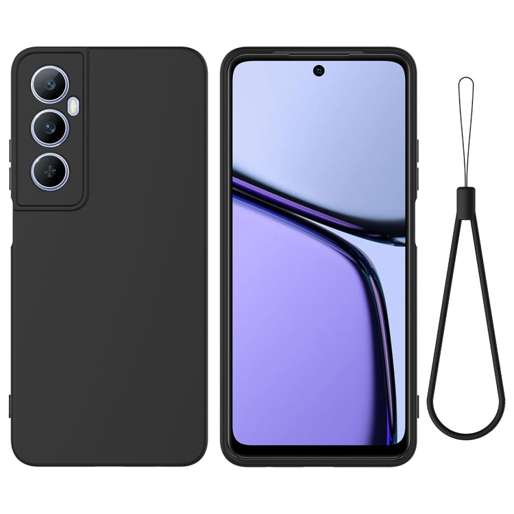 Solid Color Liquid Silicone Dropproof Full Coverage Phone Case