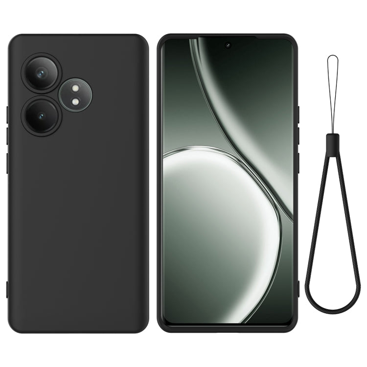 Solid Color Liquid Silicone Dropproof Full Coverage Phone Case