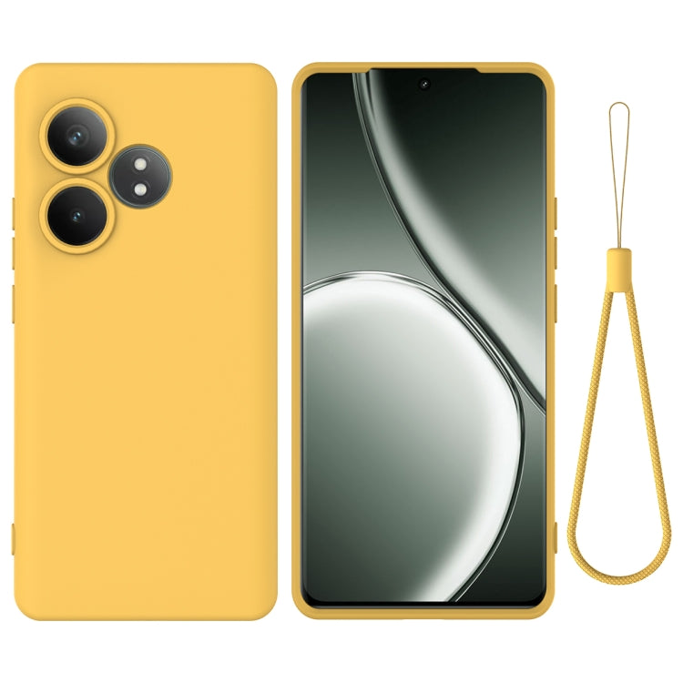 Solid Color Liquid Silicone Dropproof Full Coverage Phone Case