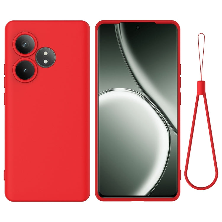 Solid Color Liquid Silicone Dropproof Full Coverage Phone Case