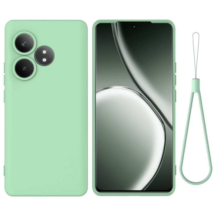 Solid Color Liquid Silicone Dropproof Full Coverage Phone Case