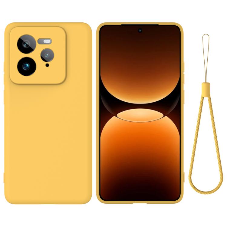 Solid Color Liquid Silicone Dropproof Full Coverage Phone Case