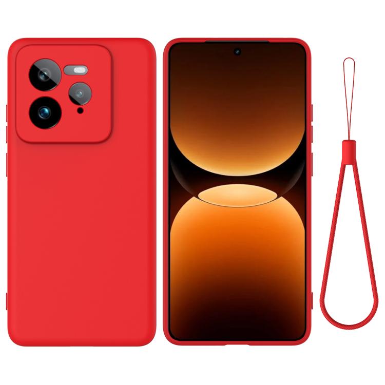 Solid Color Liquid Silicone Dropproof Full Coverage Phone Case