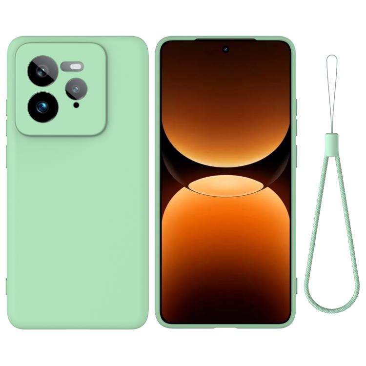 Solid Color Liquid Silicone Dropproof Full Coverage Phone Case