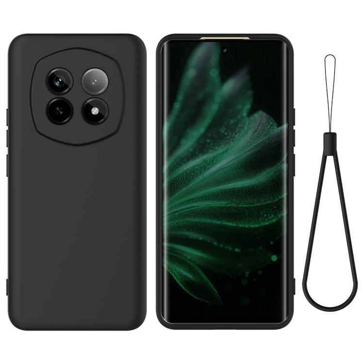 Solid Color Liquid Silicone Dropproof Full Coverage Phone Case