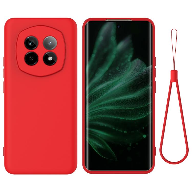Solid Color Liquid Silicone Dropproof Full Coverage Phone Case