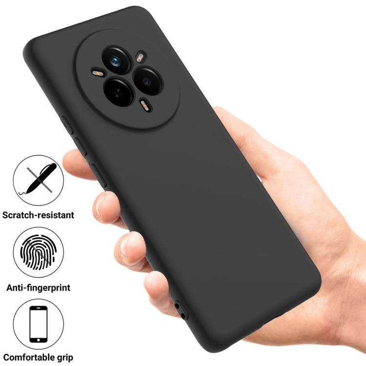 Solid Color Liquid Silicone Dropproof Full Coverage Phone Case